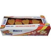 Doce de abobora com batata doce coração 50un Doce de abobora com batata doce coração 50un