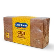 Doce de Amendoim Gibi Fino 1,500kg - Santa Helena 50 Unidades