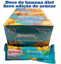 Doce De Banana Diet Zero Adição De Açúcar Caixa 24 Barrinhas