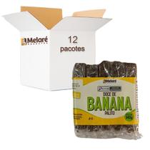 Doce De Banana Palito 140G Melaré (12 Pacotes)