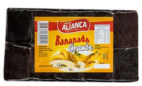 Doce de Bananada Grande Aliança - Pacote 1500G - DOCES ALIANÇA