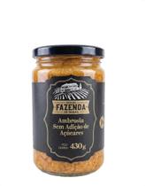 Doce de Leite Ambrosia Diet Sem Adição Açúcar Zero Glúten 400g Doces Fazenda de Minas