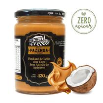 Doce de Leite com Coco (Fondant) Pote Zero Açucar 430g Doce de Leite com Coco (Fondant) Pote Zero Açucar 430g