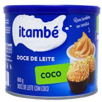 Doce de leite com coco - lata 800g itambé
