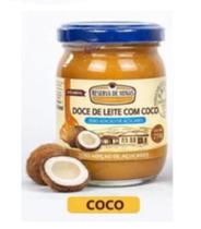 Doce de Leite com cocô Zero Açúcar 210g Sabor autêntico com zero adição de açúcares Doce de Leite com cocô Zero Açúcar 210g Sabor autêntico com zero adição de açúcares