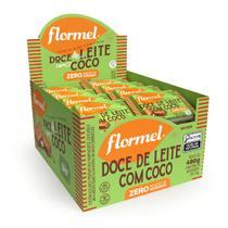 Doce de Leite com Coco Zero Sem Glúten CX/24 Unidades Flormel