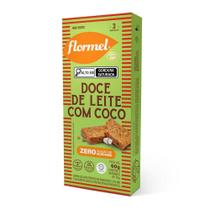 Doce de Leite com Coco Zero Sem Glúten CX/3 Unidades Flormel
