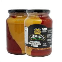 Doce de Leite com Goiabada Mineiro Tradicional 680g Franchesco Pote Vidro Doce de Leite com Goiabada Mineiro Tradicional 680g Franchesco Pote Vidro