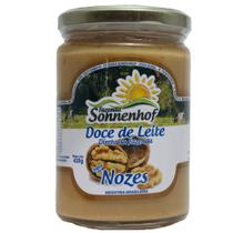 Doce de Leite Cremoso com Nozes 420g Fazenda Sonnenhof Doce Leite Mineiro Minas Gerais Pastoso