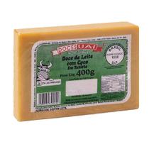 Doce de leite em barra 400g - Com Coco Doce de leite em barra 400g - Com Coco