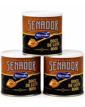 Doce de Leite Mineiro Cremoso Senador Servulo Tradicional Lata 800g Kit 3 Latas Doce de Leite Mineiro Cremoso Senador Servulo Tradicional Lata 800g Kit 3 Latas