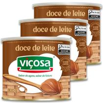 Doce De Leite Mineiro Puro Viçosa Kit 3 Unidades De 800G