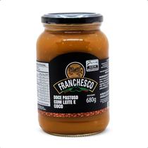 Doce de Leite Pastoso com Coco Franchesco Pote Vidro 680g Doce de Leite Pastoso com Coco Franchesco Pote Vidro 680g