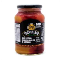 Doce de Leite Pastoso com Morango Franchesco Pote Vidro 680g