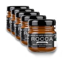 Doce de Leite Rocca com Avelã Kit 5 Potes de 50g Doce de Leite Rocca com Avelã Kit 5 Potes de 50g