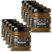 Doce de Leite Rocca Tradicional Kit 10 Potes de 50g