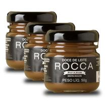 Doce de Leite Rocca Tradicional Kit 3 Potes de 50g