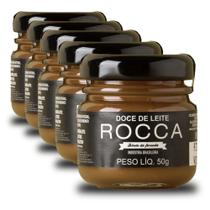 Doce de Leite Rocca Tradicional Kit 5 Potes de 50g