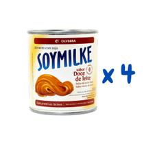 Doce de Leite Sem Lactose de Soja Soymilke Olvebra com 4 unidades de 330g cada
