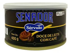 Doce De Leite Senador Sérvulo Com Café Lata De 400g