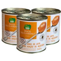 Doce de Leite Zero Lactose Zero Açúcar São Lourenço 345g (3x) Doce de Leite Zero Lactose Zero Açúcar São Lourenço 345g (3x)