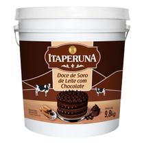 Doce de Soro de Leite Com Chocolate Pastoso Para Bolos e Churros 9,8kg Itaperuna Doce de Soro de Leite Com Chocolate Pastoso Para Bolos e Churros 9,8kg Itaperuna