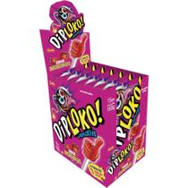 Doce DIP Loko Explosive Morango - Display com 15 Unidades