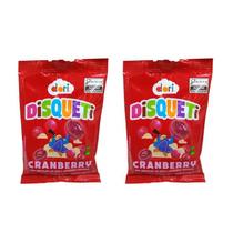 Doce Disqueti Sabor Banana, Bluberry ou Cranberry Novidade -Kit com 2 pacotes!