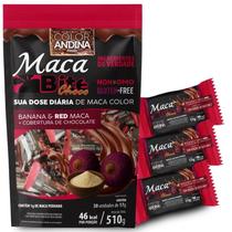 Doce Energético de Banana e Macca Perua na Red com Cobertura de Chocolate Sem Adição de Açúcar 30un