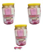 Doce Geleia De Mocotó Sabor Baunilha E Morango Pote Com 60Un