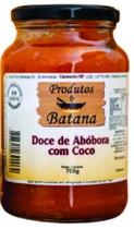 Doce Mineiro de Abóbora Batana Caconde Artesanal vidro 700g