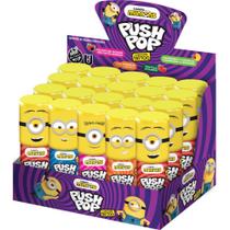 Doce Minions PUSH POP com Figurinha Colecionável - Display com 20 Unidades Doce Minions PUSH POP com Figurinha Colecionável - Display com 20 Unidades