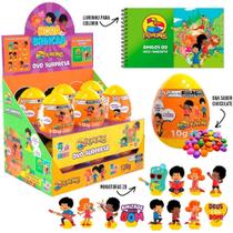 Doce OVO Surpresa 3 Palavrinhas Display com 12 Unidades Doce OVO Surpresa 3 Palavrinhas Display com 12 Unidades
