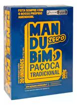 Doce Paçoca Rolha Zero 15g - Mandubim 20 Unidades Doce Paçoca Rolha Zero 15g - Mandubim 20 Unidades