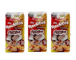 Doce Pé De Moleque Crocante Rockitos Balsamo- kit 3 pacotes