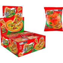 Doce Pizza De Gelatina Sabor Tutti-frutti Display Com 24 Unidades Doce Pizza De Gelatina Sabor Tutti-frutti Display Com 24 Unidades