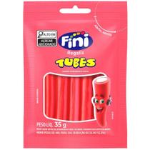 Doce Tubes Morango 35G (display com 10 Unidades)