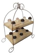 Doceira Andar Para Doces Cobre Rose Decorativo Festa