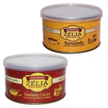 Doces bananada e goiabada cascao 400g zelia - kit 2 unidades