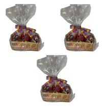 Doces Sortidos Festa Junina Arraiá c/ 17 doces-Kit 3 Cestas Doces Sortidos Festa Junina Arraiá c/ 17 doces-Kit 3 Cestas