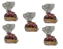 Doces Sortidos Festa Junina Arraiá c/ 17 doces-Kit 5 Cestas Doces Sortidos Festa Junina Arraiá c/ 17 doces-Kit 5 Cestas