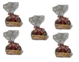 Doces Sortidos Festa Junina Arraiá Com 17 Doces-Kit 5 Cestas Doces Sortidos Festa Junina Arraiá Com 17 Doces-Kit 5 Cestas