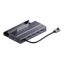 Dock 7 em 1 para Steam Deck USB-C RJ45 HDMI Slot para SSD M2