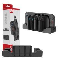 Dock Base Estação de Carregamento 4 Controle Para Nintendo Switch 2 Joy-con Preto Dock Base Estação de Carregamento 4 Controle Para Nintendo Switch 2 Joy-con Preto