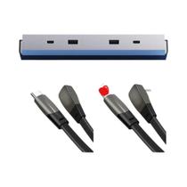 Dock De Expansão USB Hub Central De Controle Para Tesla Model 3 E Model Y Com Carregamento Rápido De Dock De Expansão USB Hub Central De Controle Para Tesla Model 3 E Model Y Com Carregamento Rápido De