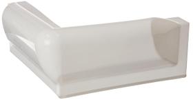 Dock Edge Bumper Corner Dock Guard, 1 peça, branco