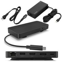 Dock Lenovo USB-C Dual Display com Adaptador de Alimentação de 100W - Preto