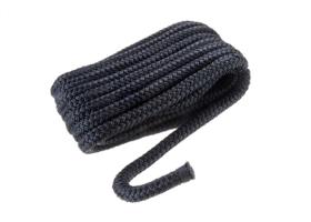 Dock Line SEACHOICE 1,3 cm x 6 m de nylon preto com trança dupla