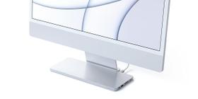 Dock Satechi USB C Slim para iMac de 24 polegadas com gabinete sem ferramentas
