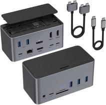 Dock Station 18x1 Hub Cabletime SSD M.2 Usb C Hdmi 4k 60hz